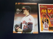 Jim Abbott California Angels 1989 Baseball's Best FIVE FULL SIZE WOW