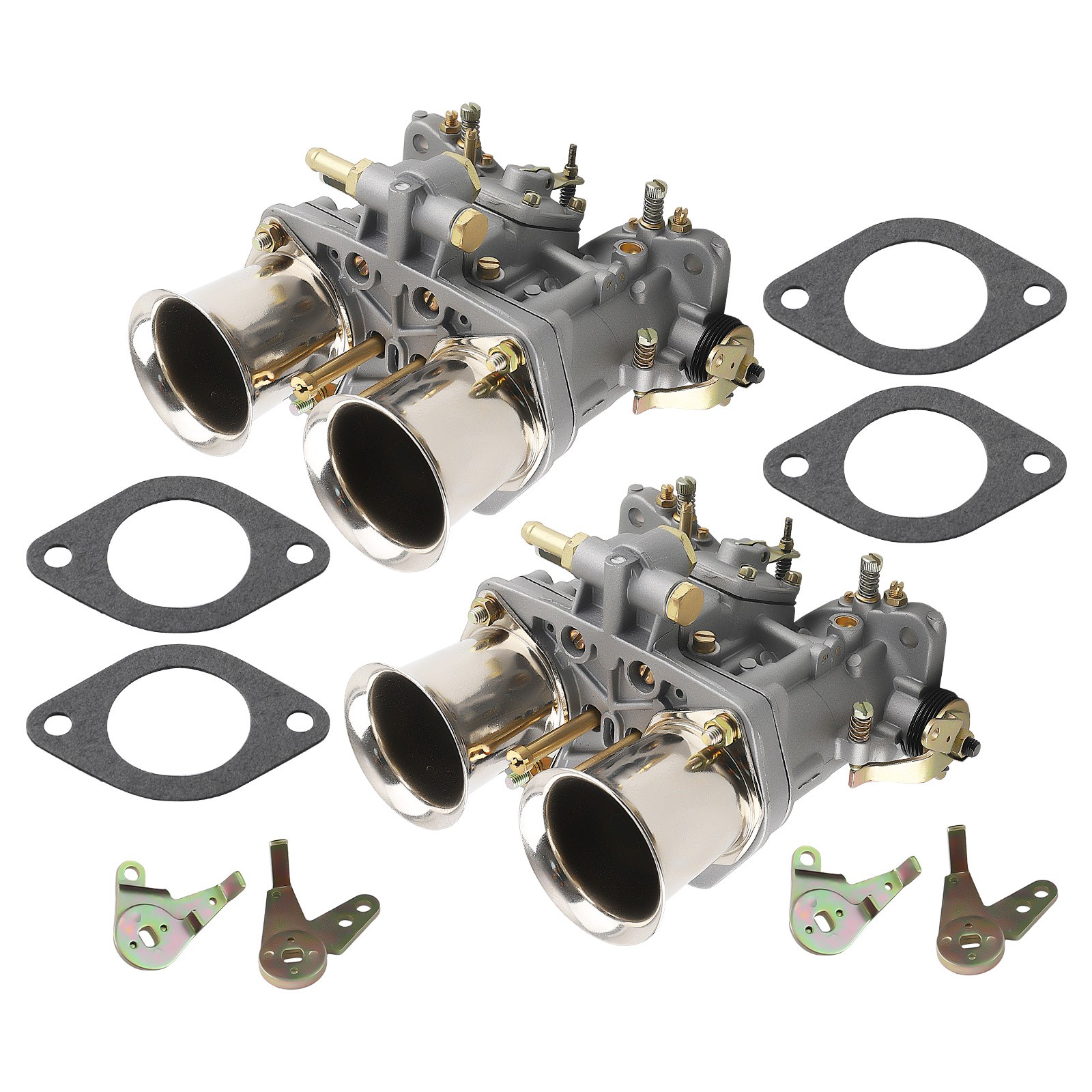 2x 2-Barrel 44 IDF Carburetor for VW Bug Beetle Porsche Fiat 1968-1979 18990.03