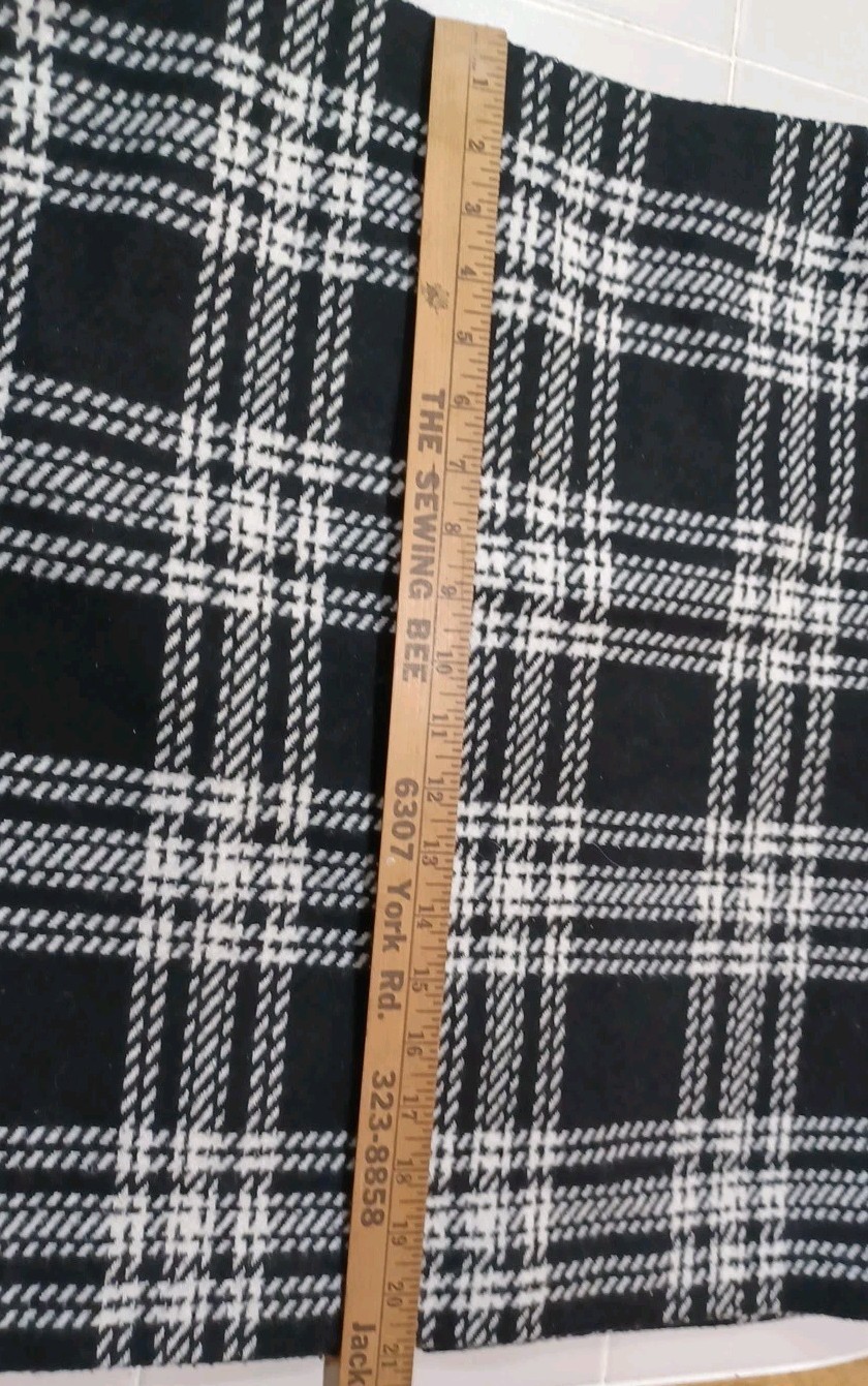 TALBOTS Wool Polyester Blend Knee Length Black An… - image 5