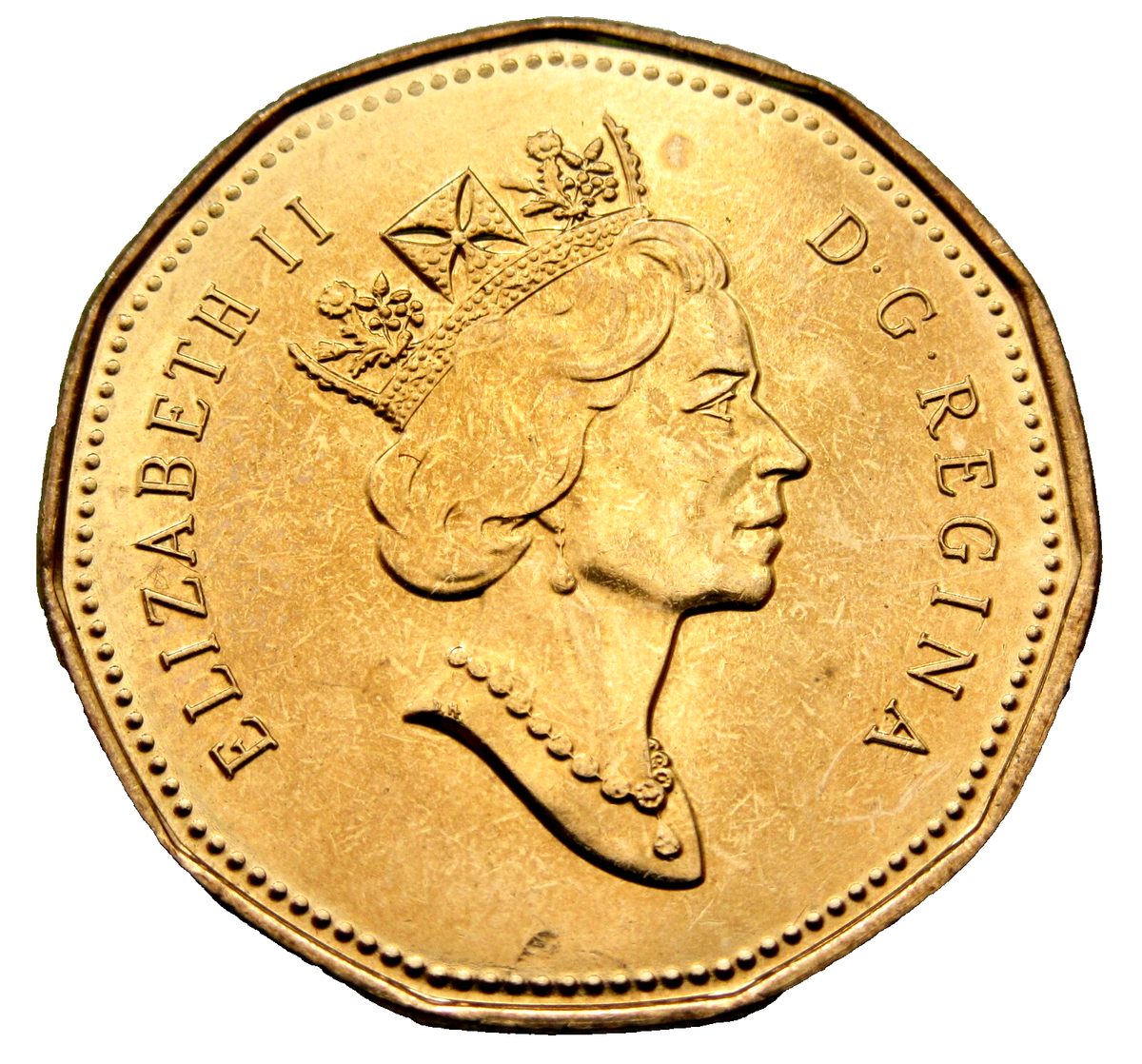 CANADA Elizabeth II 1995 1 DOLLAR, LOON LOONIE, UNC km# 186 we