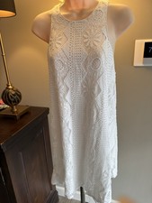 GORGEOUS!  Show Me Your Mumu White Eyelet Dress Size Medium - PERFECT CONDITION