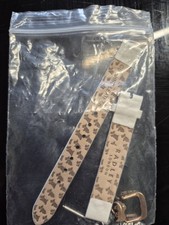 Womens RADLEY LONDON Dog Print Watch Strap White Leather Strap