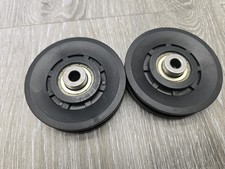 2 Pack 90mm 3.5in Universal Nylon Bearing Pulley Wheel Home Gym Cable Machine
