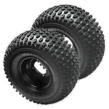18 x 9 50 8 Tire Rim 4 Stud for Kart ATV Quad Golf Cart Trike Snowmobile 2 Pack