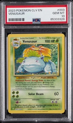 2023 #003 VENUSAUR PSA 10