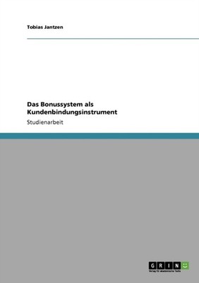 Jantzen - Das Bonussystem als Kundenbindungsinstrument - paperback or  - G555z