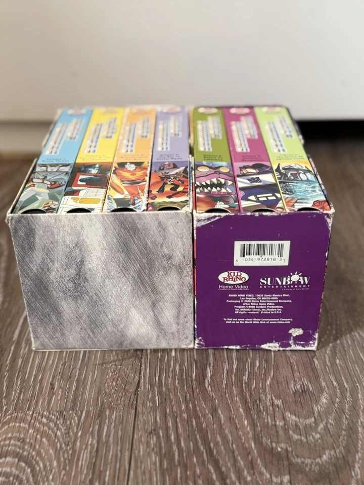 Transformers Original VHS Tapes Set Vol 1-7 by Kid Rhino Vintage 1999 Plus - Image 4 of 4
