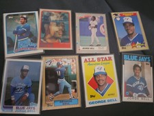 George Bell Toronto Blue Jays Baseball Card Lot Topps Fleer All-Star 1980s