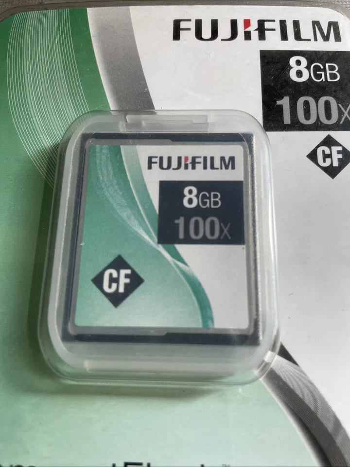 FujiFilm 8GB 100X Compact Flash Card (NEW SEALED) - Image 2 of 4