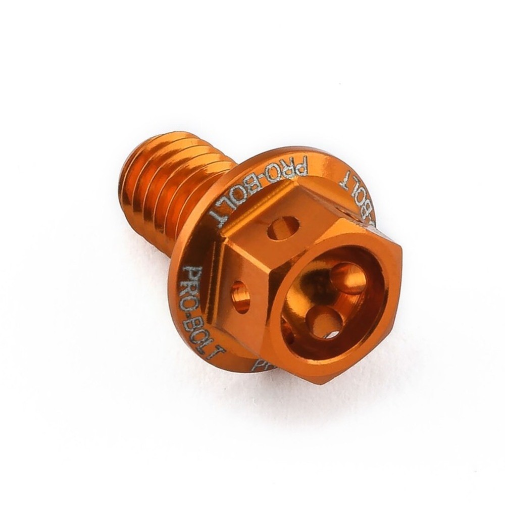 New PRO BOLT Race Spec Aluminum Hex Flange Bolt M6 x