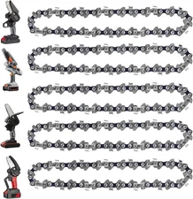 5 Pieces 4 Inch Mini Chainsaw Chain for Stihl GTA 26, 4 Inch Replacement Chains