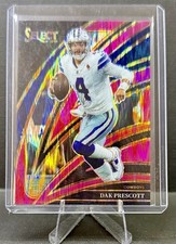 2025 Panini Select - Club Level Dak Prescott #296 Pink Shock Prizm