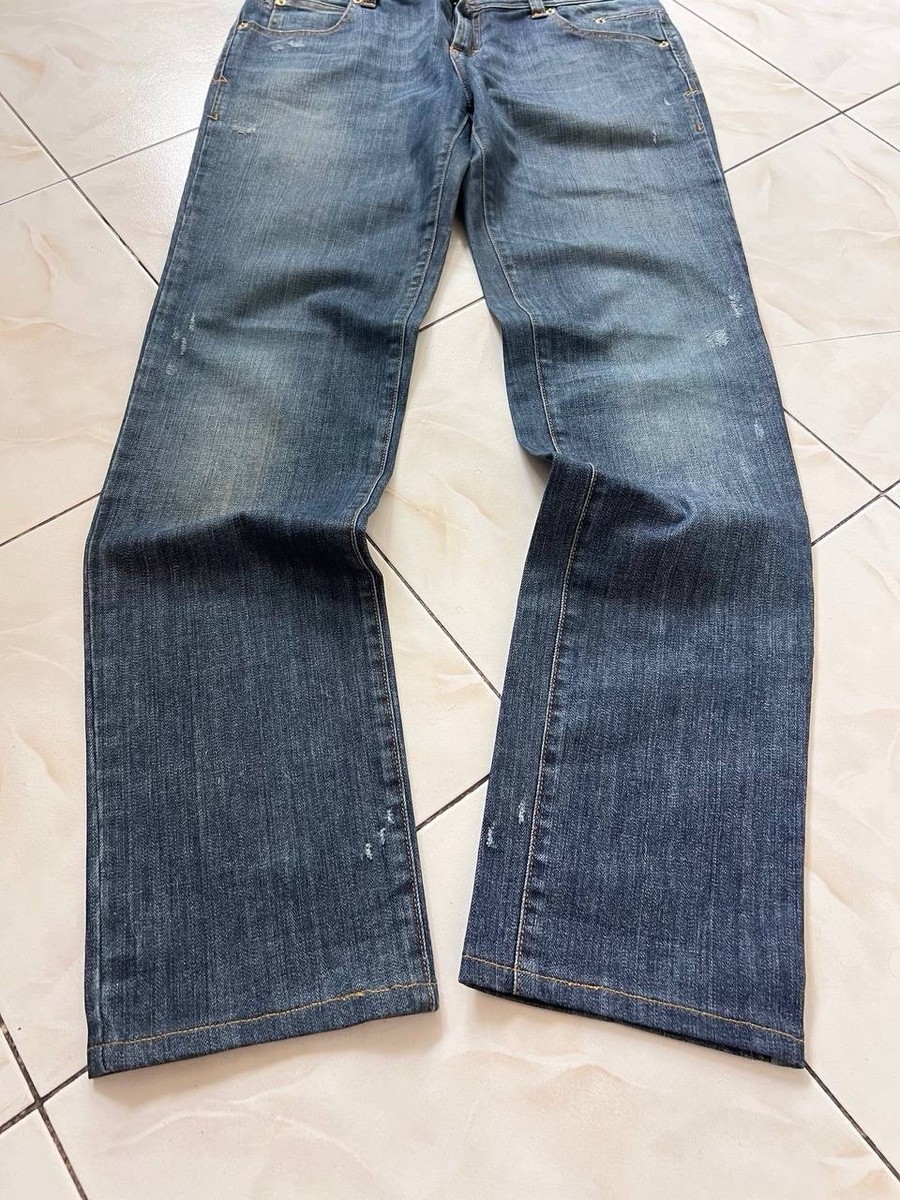 Rare Versace Jeans Couture Womans Japanese Style Jeans Y2K Glamour