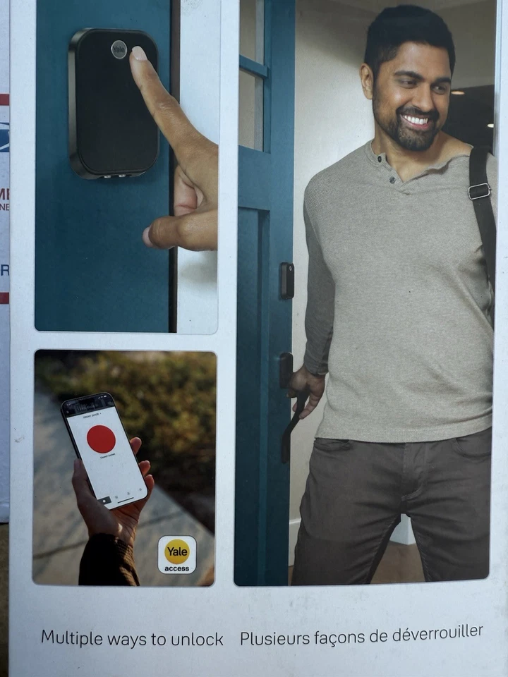 Yale-Assure Lock 2- 触摸屏- WIFI- 黑色麂皮绒-YRD420-WF1-BSP 全新 — 第 2/3 张图片