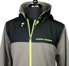 Under Armour Cold Gear STORM Zip-Up Performance Hoodie Sweatshirt Men's XXL