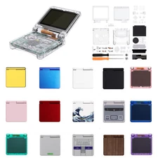 IPS GBA SP Upgraded Housing Shell Buttons Replacement Kit for Gameboy Advance SP