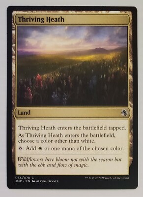 X 1 Thriving Heath NM-M 035 JMP Jumpstart MTG Magic The Gathering