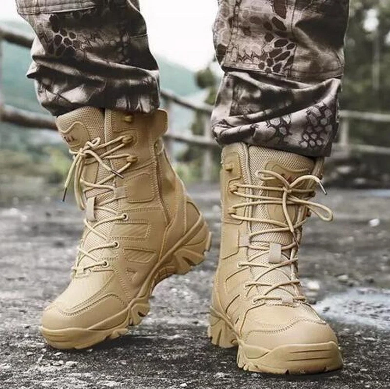 Military clearance waterproof boots