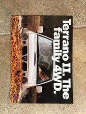 1997 NISSAN TERRANO II RX TI AUSTRALIA BROCHURE