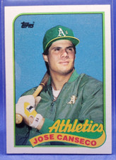 1989 Topps - #500 Jose Canseco Oakland Athletics