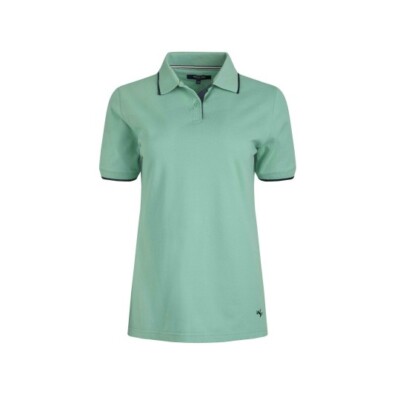 Weird Fish Pammie Pique Polo Shirt - Aqua Marine - 8 10 12 14 16 18 - BNWT