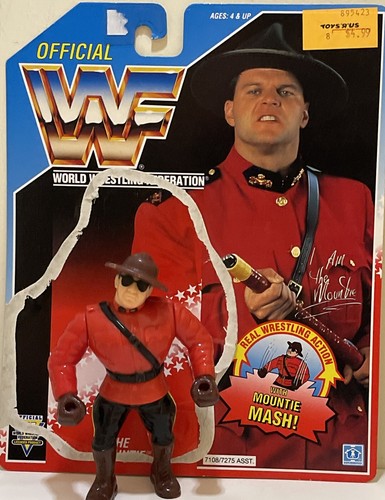 The Mountie With Card Series 5 WWF Hasbro Vintage ...