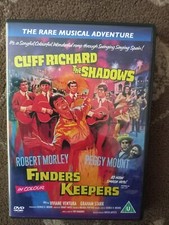 FINDERS KEEPERS DVD RARE CLIFF RICHARD TH SHADOWS RETRO