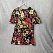 H&M Dress Woman s 8 Blue Floral