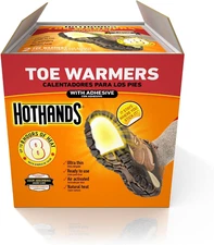 Toe Warmers - Long Lasting, Odorless, Air Activated - up to 8 Hours of Heat - 20