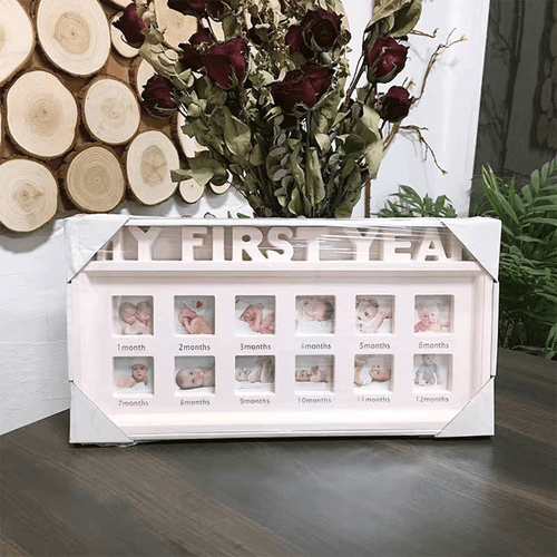 12 Months Picture Newborn Baby My First Year Photo Frame Girls Boys - Picture 10 of 16