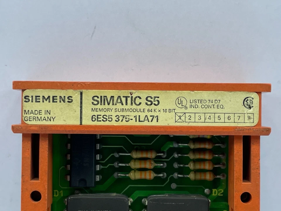 Siemens Simatic S5 6ES5 375-1LA71 Speicher Submodule 64K X 8 Bit Eprom - Bild 4 von 4