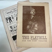 A BELL FOR ADANO - CORT THEATRE PLAYBILL - FREDRIC MARCH - FEBRUARY 4 1945