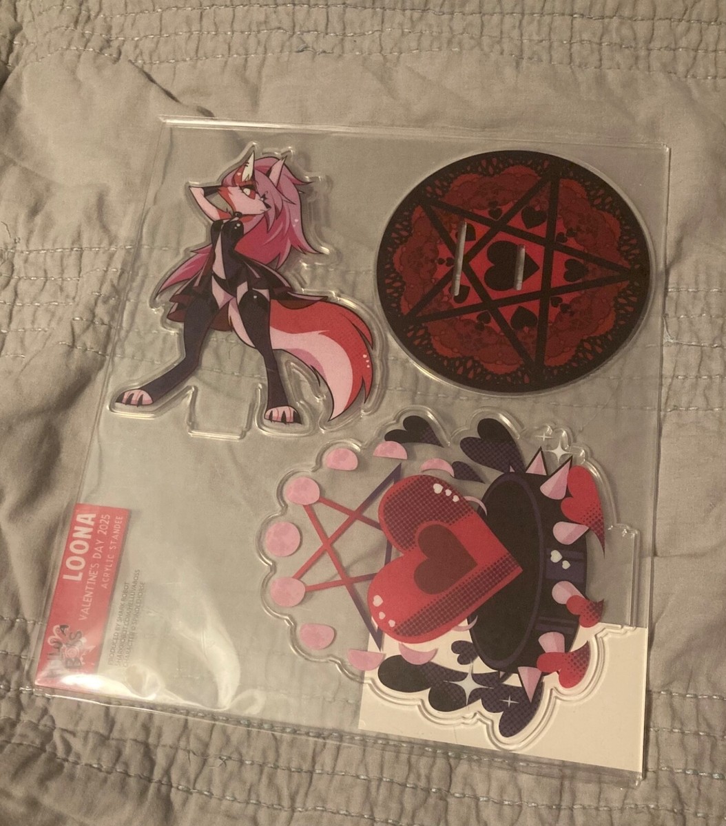 Helluva Boss Valentine Loona 2025 acrylic standee Brande New