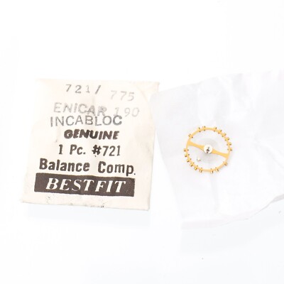 Enicar 190, Eterna 1412, 1422 Balance Complete Watch Part Bestfit 721/775 New