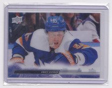2022-23 UD EXTENDED SERIES CLEAR CUT BASE PARALLEL CASEY CIZIKAS #590 ISLANDERS