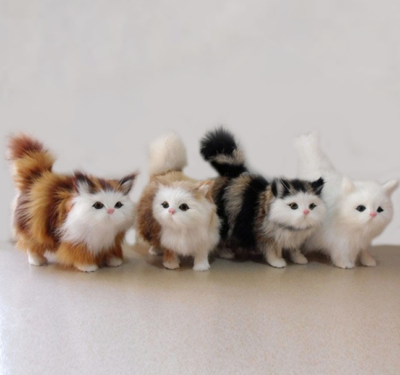 Lovely Stuffed Plush Simulation Cat Cute Doll Gifts For Christmas Lovely Stuffed Plush Simulation Cat Cute Doll Gifts For Christmas