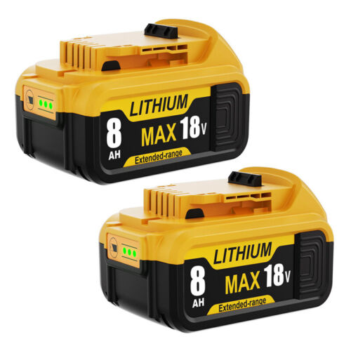 4X For DeWalt 18V Battery 8.0Ah 6.0Ah 9.0Ah XR slide Li-ion DCB184 DCB182 DCB183 - Picture 16 of 51