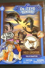 Dinosaur Velociraptor iDr. Steve Hunters Paleo Expedition Dino Dig Excavation