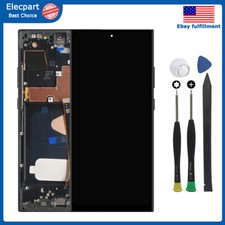 For Samsung Note 20 Ultra 5G SM-N986U N986W OLED Display LCD Touch Screen Frame
