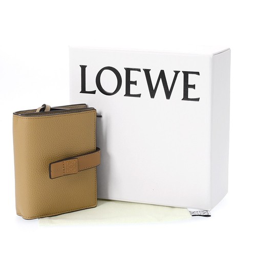 LOEWE Wallet Women Mini Anagram Light Brown C660Z41X02 0608 Toffee + Tan - Picture 11 of 11
