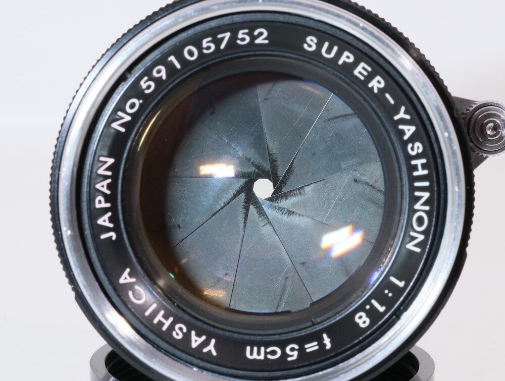 Rare Yashica Super Yashinon 5cm F 1.8 Leica LTM39 Lens. 