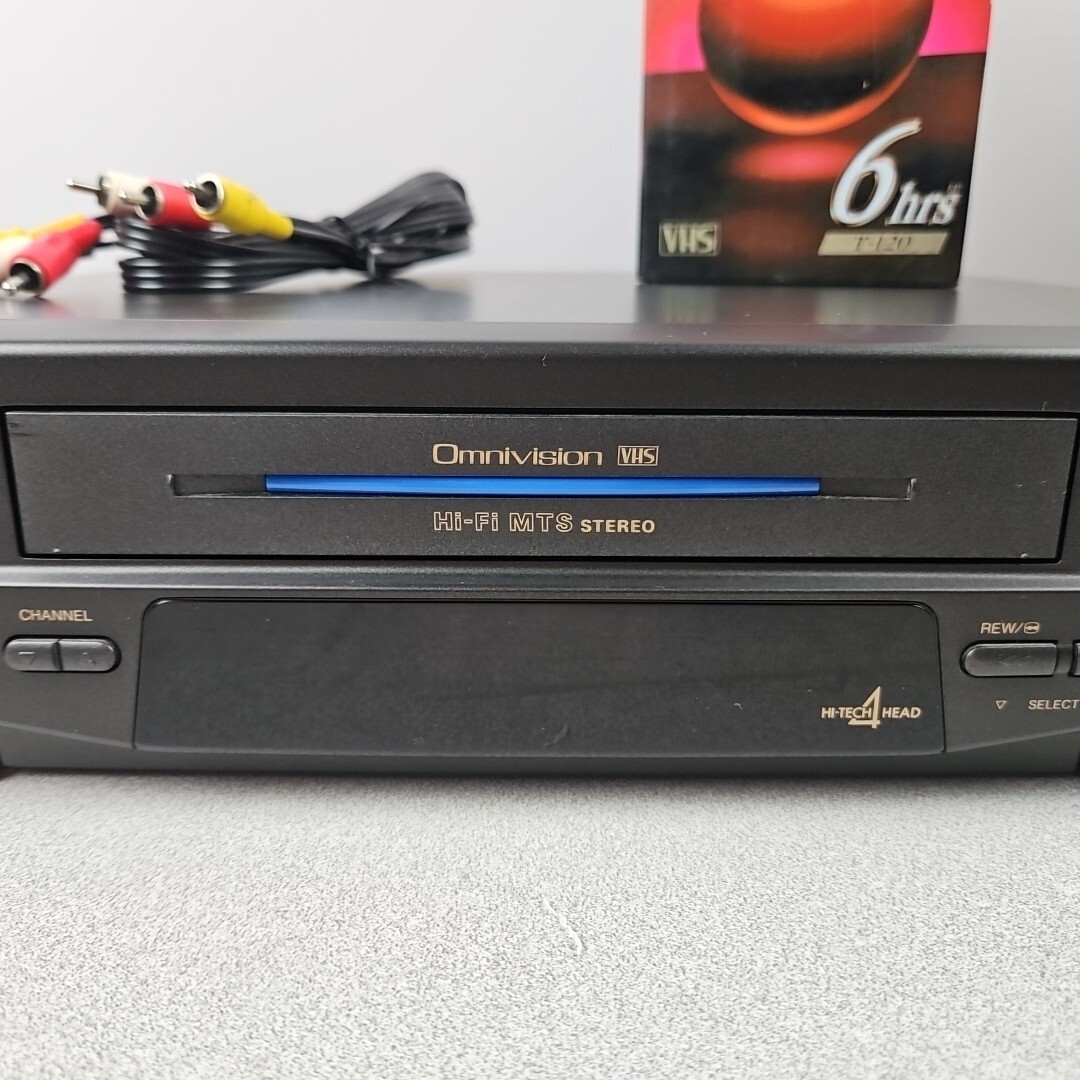 Panasonic PV-V4553 VCR HIFI Stereo Recorder Player + Blank Tape