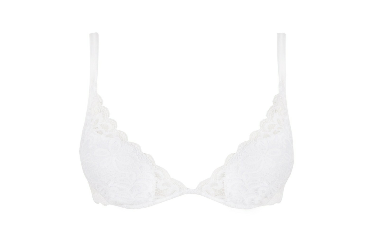 Well Hypnose Ultra Plunge Padded LACE BRA Made in France Sexy Underwire Lingerie