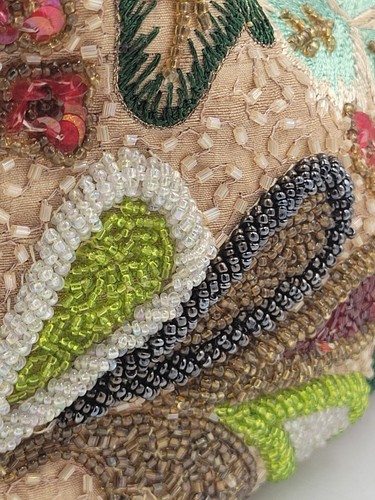 handbag  floral embroided made india - Picture 3 of 23