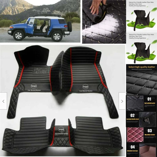 For Toyota FJ Cruiser 2007-2013 Car Floor Mats Liners Custom Handmade Waterproof - Imagen 5 de 35