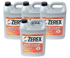 Valvoline Zerex 4 Gallons Coolant Antifreeze DEXCOOL Long Life Orange 4 x 1 Gal