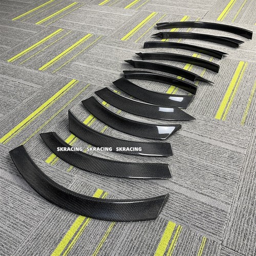 Carbon Fiber Front Rear Wheel Arch Fender Flares Cover Fits Porsche Macan 19-21 - Picture 8 of 17