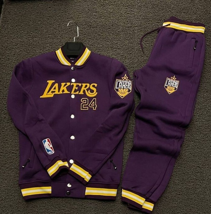 Purple Letterman Varsity Jacket and Pants men and women baseball