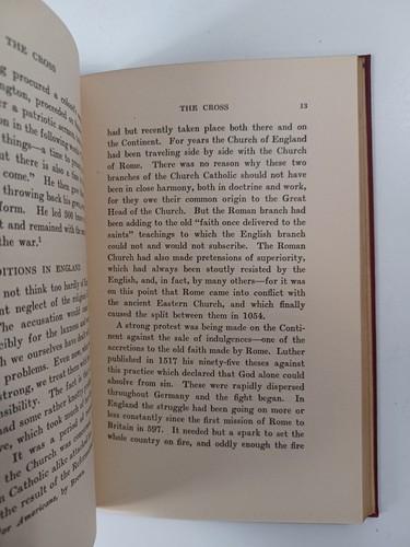 The Cross - The Plus Sign of Our Minus Lives 1914 Hardback Vintage - Picture 5 of 12