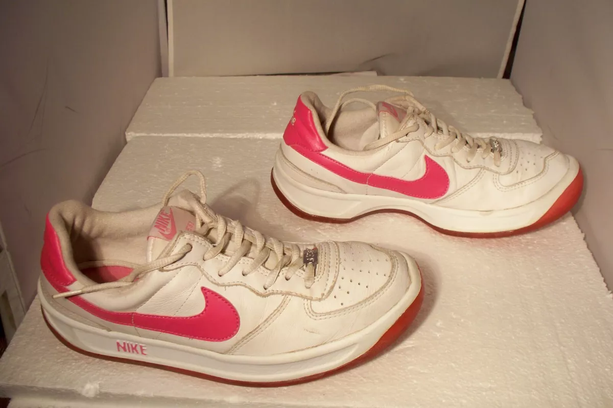 Vintage 2003 Nike Ace 83 Sneakers Women Size 11 304733 162 White Pink